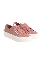 Calvin Klein Jeans Kadın Vulc Flatform Laceup Lth Ayakkabı YW0YW01932TZ6