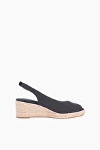 Tommy Hilfiger Kadın Mid Wedge Espadrille Slingback Sandalet FW0FW09228BDS