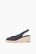 Tommy Hilfiger Kadın Mid Wedge Espadrille Slingback Sandalet FW0FW09228BDS