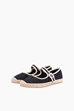 Tommy Hilfiger Kadın Buckle Mary Jane Espadrille Ayakkabı FW0FW09239BDS
