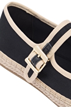 Tommy Hilfiger Kadın Buckle Mary Jane Espadrille Ayakkabı FW0FW09239BDS