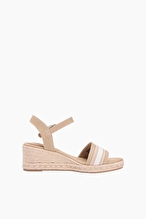 Tommy Hilfiger Kadın Mid Wedge Espadrille Webbing Sandalet FW0FW09230RBC