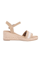 Tommy Hilfiger Kadın Mid Wedge Espadrille Webbing Sandalet FW0FW09230RBC