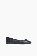 Tommy Hilfiger Kadın Smooth Lthr Ballet Ayakkabı FW0FW09241BDS
