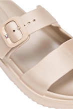 Tommy Hilfiger Kadın Double Strap Sandal Pearl Terlik FW0FW091140HT