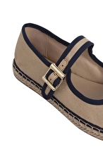 Tommy Hilfiger Kadın Buckle Mary Jane Espadrille Ayakkabı FW0FW09239DW6