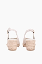 Tommy Hilfiger Kadın Mid Wedge Espadrille Slingback Sandalet FW0FW09228ACI