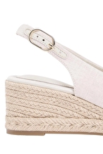 Tommy Hilfiger Kadın Mid Wedge Espadrille Slingback Sandalet FW0FW09228ACI