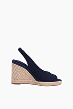 Tommy Hilfiger Kadın Flag High Wedge Espad Slingback Sandalet FW0FW09343DW6