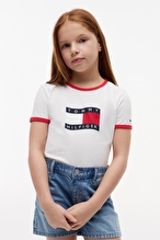 Tommy Hilfiger Kız Çocuk Tişört KG0KG09124