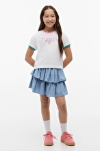 Tommy Hilfiger Kız Çocuk Tişört KG0KG09459