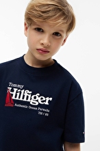 Tommy Hilfiger Erkek Çocuk Tişört KB0KB10516