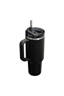 Stanley Quencher H2.O FlowState Tumbler Pipetli Termos Black 1.18 Litre