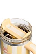 Stanley The Quencher H2.0 FlowState Butter Cabana Gloss Pipetli Termos 0,6 Litre