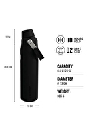 Stanley The Aerolight IceFlow Soğuk Su Termosu Siyah 0,6 Litre