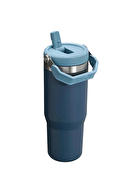 Stanley The IceFlow Flip Straw Tumbler Termos Navy 0.89 Litre