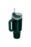 Stanley Quencher H2.O FlowState Tumbler Pipetli Termos Evergreen Glow 1.18 Litre