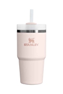 Stanley Quencher H2.O FlowState Tumbler Pipetli Termos Rose Quartz 0.6 Litre