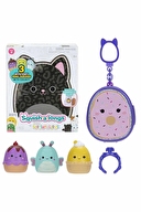 Squish-a-longs 3 Figür + Yüzük Çantalı Sürpriz Paket Seri 2