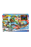 Hot Wheels Monster Trucks Renk Değiştiren Araçlar Timsahtan Kaçış Oyun Seti HGV14
