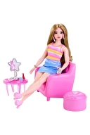 Barbie Kıyafet ve Aksesuar Askısı Oyun Seti HPL78