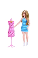 Barbie Kıyafet ve Aksesuar Askısı Oyun Seti HPL78