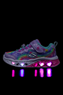 Skechers Flutter Heart Lights - Groovy Swirl Çocuk Ayakkabı 303253L-LVAQ