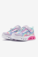 Skechers Flutter Heart Lights - Groovy Swirl Çocuk Ayakkabı 303253L-LVAQ