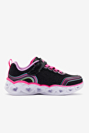 Skechers Heart Işıklı Çocuk Ayakkabı 302689L-BKMT