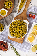 Yöre Gemlik Köy Kırma Yeşil zeytin 321-350 Adet/Kg