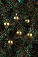 Yılbaşı Süsü Metalize Top 4 cm 6'lı