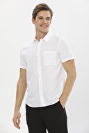 First Company Erkek Cepli Kısa Kollu Gömlek 2410103007