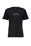 First Company Denim Erkek Bisiklet Yaka Baskılı Süprem Tişört 2417101022