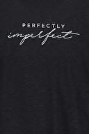 First Company Denim Erkek Bisiklet Yaka Baskılı Süprem Tişört 2417101022