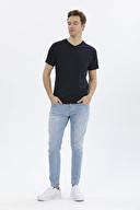 First Company Denim Erkek V Yaka Basic Tişört 2417101043