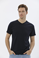 First Company Denim Erkek V Yaka Basic Tişört 2417101043
