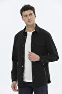 First Company Denim Erkek Gömlek Yaka Mevsimlik Mont 2417104002