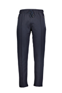 First Company Erkek Likralı Fermuarlı Cep Ütü Çizgili Düz Paça Eşofman 2410207010