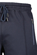 First Company Erkek Likralı Fermuarlı Cep Ütü Çizgili Düz Paça Eşofman 2410207010