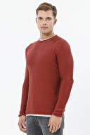 First Company Denim Erkek Kazak 2527108020