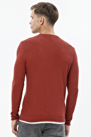 First Company Denim Erkek Kazak 2527108020