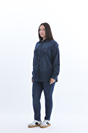 Shefame Kadın Kot Gömlek 2524BK108339