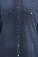 Shefame Kadın Kot Gömlek 2524BK108339