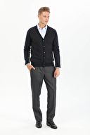 Finesuits Erkek Desenli Yünlü Hırka 2322201031.DSHRKHRKR