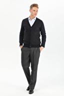 Finesuits Erkek Desenli Yünlü Hırka 2322201031.DSHRKHRKR