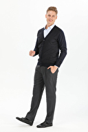 Finesuits Erkek Desenli Yünlü Hırka 2322201031.DSHRKHRKR