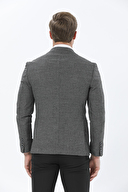 Finesuits Erkek Ceket Sivri Yaka Çift Yırtmaç 6 Drop 2422102005.SYCY6DR