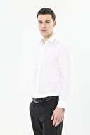 Finesuits Erkek Non-Iron Düz Pamuk Gömlek 2512103102.NONR