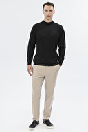 Finesuits Erkek Düz Yünlü Düz Yünlü Kazak 2522201002.DZYBR