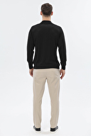 Finesuits Erkek Düz Yünlü Düz Yünlü Kazak 2522201002.DZYBR